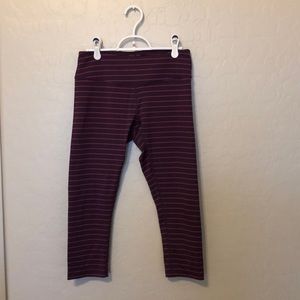Mondetta striped workout capris